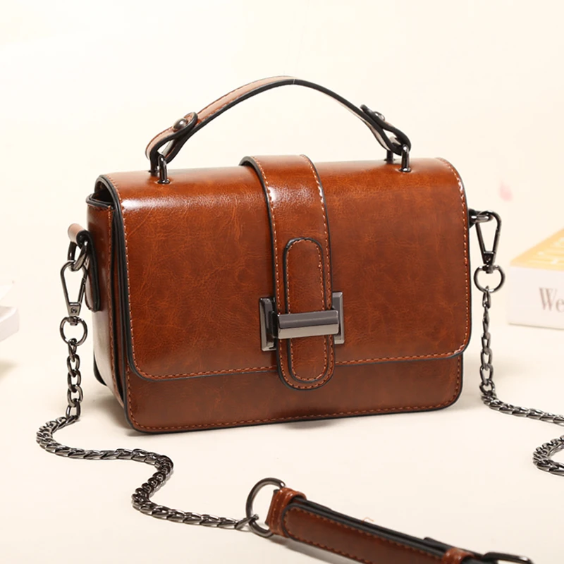 

Bag 2019 new summer handbags wild Messenger shoulder bag fashion fairy bag chain small square bag women purse and handbags