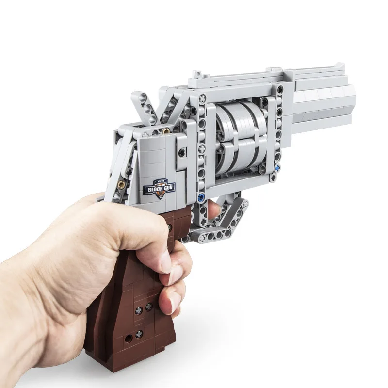 MK23 пистолет подходит для серии Technic пистолет-пистолет револьвер Can Fire Bullet набор