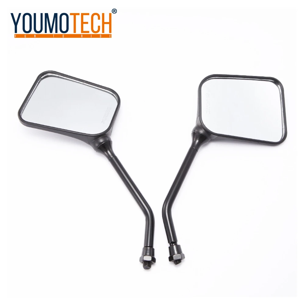 Espejos retrovisores motocicleta, accesorios universales para Moto Suzuki, color negro, rosca de 10mm, 2 uds./par|Espejos laterales y accesorios| - AliExpress