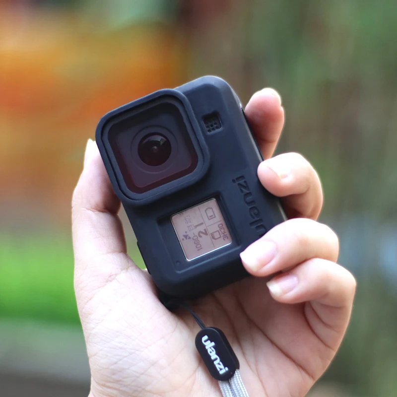 Черный Защитный чехол для камеры Ulanzi Gopro 8 Защитная крышка объектива силиконовый
