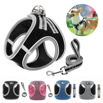 

Dog Harness Cat Harness No Pull Comfort Padded Vest Harnesses For Small Pet Cat And Puppy Walking Training Dog Chest Strap