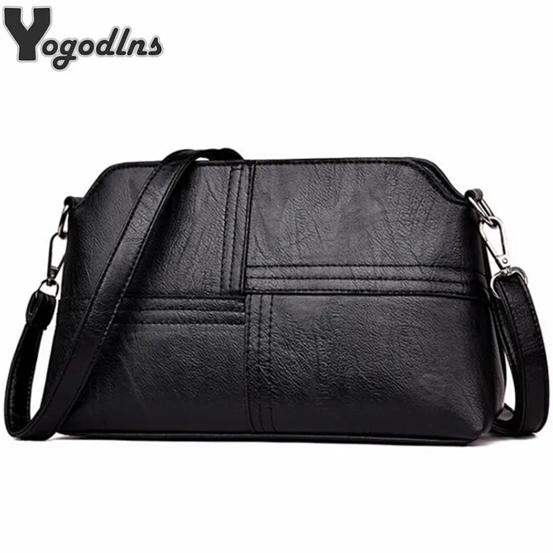 Vintage Hot PU Leather Ladies Messenger Bags Small Totes Mother Purse Handbag Single Strap Sling Shoulder Bag for Women