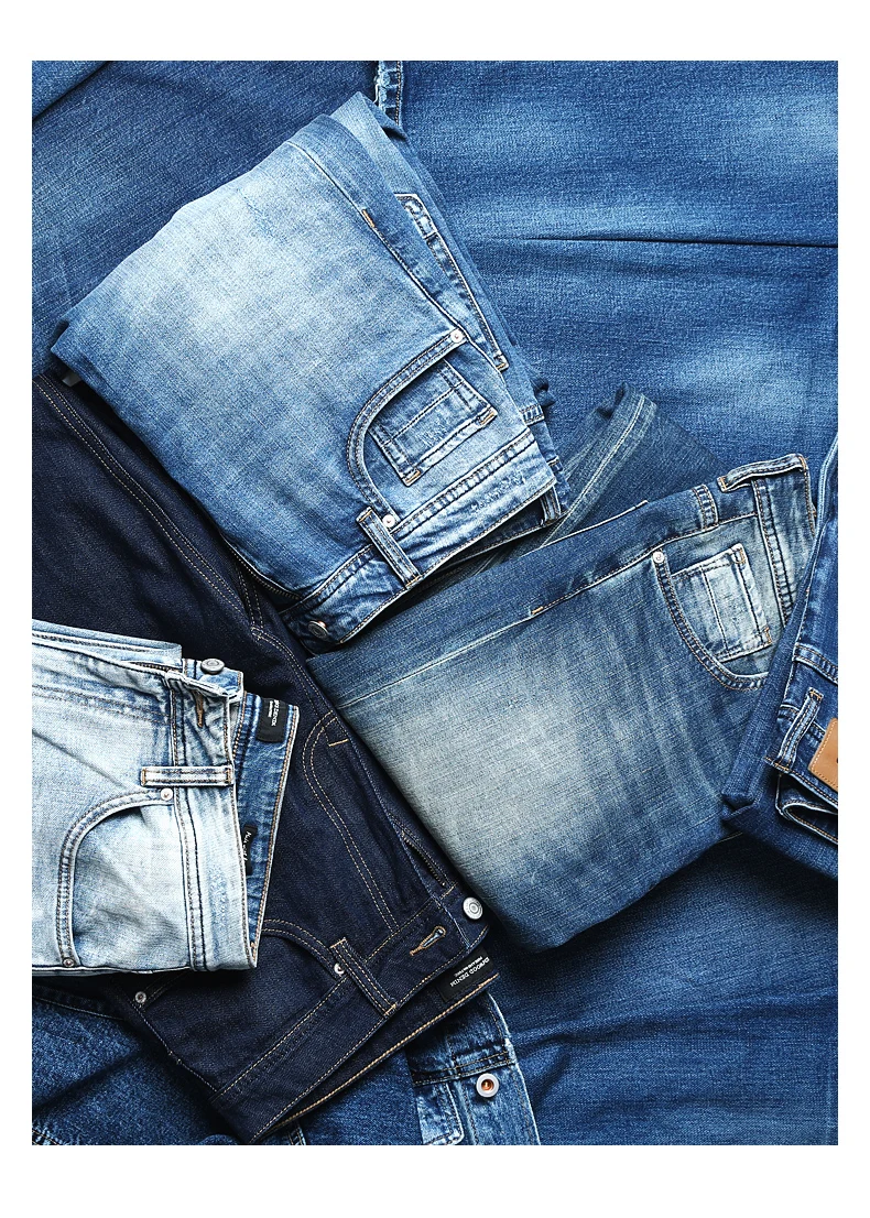 SIMWOOD, вареные, облегающие джинсы, мужские, классические, Ретро стиль, высокое качество,, осень, новые, повседневные, уличные, джинсовые брюки, 190026