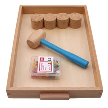 Baby Toy Montessori Daily Life Beating Nails Educational Early Childhood Education Preschool Life Skill Training Kids Toy Gift