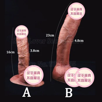 Realistic Penis Huge Dildos for Women Lesbian Toys Big Fake Dick Silicone Females Masturbation Sex Tools Adult Erotic Product 3