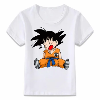 

Kids Clothes T Shirt Sleepy Goku Dragon Ball Z T-shirt for Boys and Girls Toddler Shirts Tee