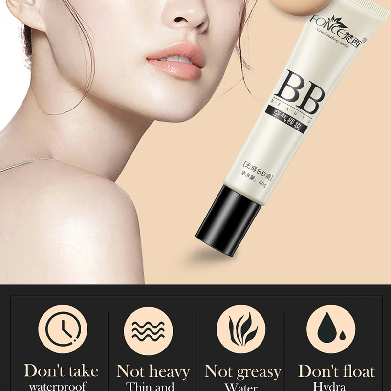Fone корейский BB Крем тональный крем для восстановления кожи защита изоляции отрегулировать тон кожи отбеливания кожи натуральный Naked Make-Up