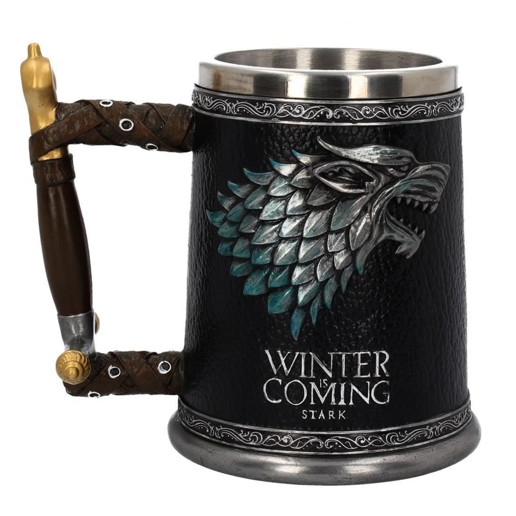 Игра ThronesGourde средневековый Кубок Викинг пиво Викинг рог для напитков Хэллоуин декоративные vikingpirateskull кружка CoffeeCup - Цвет: Viking Mug4