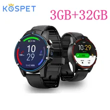 Смарт-часы KOSPET X360 v9, 3 ГБ, 32 ГБ, 1,6 МП, двойная камера, gps, спортивные, Android, 800 дюйма, мАч, Bluetooth, умные часы для мужчин, для IOS, Android