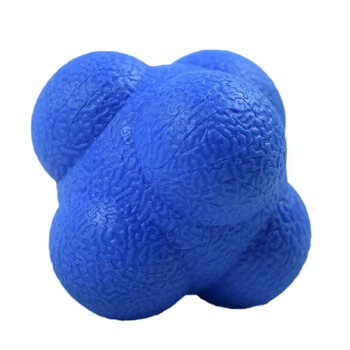 

Exercise Elastic Baseball Reaction Ball Tennis Coordination Reflex Sports Training Hexagonal TPR Outdoor Agility Workout Fitness