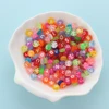 200 Pcs Acrylic Round Alphabet Beads "A-Z" Letter Spacer Beads for DIY Bracelet Necklace Kids DIY Toy Jewelry Making Accessories 1
