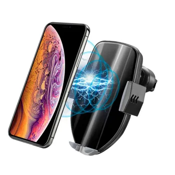 

Wireless Car Charger 10W Qi Fast Charge Wireless Charging Car Mount Automatic Clamping Dashboard Air Vent Phone Holder