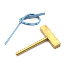 Электрический паяльник с регулируемой температурой 30 Вт 40 Вт 60 Вт медные Т-образные наконечники с бесплатным горячим прессом для ЖК-экрана гибкий кабель для ремонта