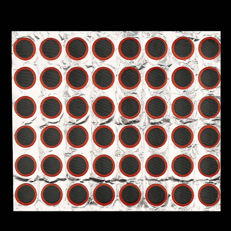 48 шт. круглая велосипедная шина резиновая заплатка для шины внутренняя без клея