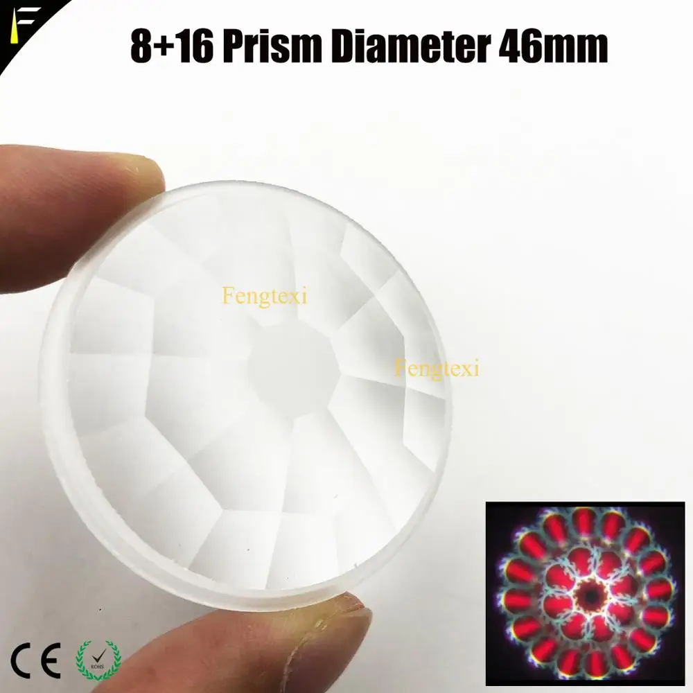 Moving Beam Light Diameter 46mm 200W230W Beam Light 16/24 Prism with 22 27 Degree Prism Beam Light Spare Parts