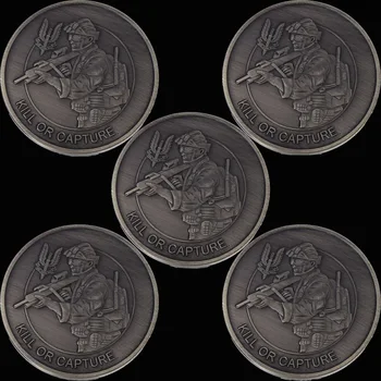 

5pcs/lot British Army SAS - Who Dares Wins Special Air Service Military Challenge Coin