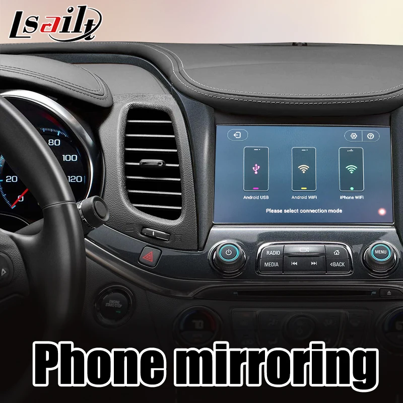 Мультимедийный видеоинтерфейс Lsailt CarPlay и Android для Chevrolet Impala 2014 2019 с gps навигацией