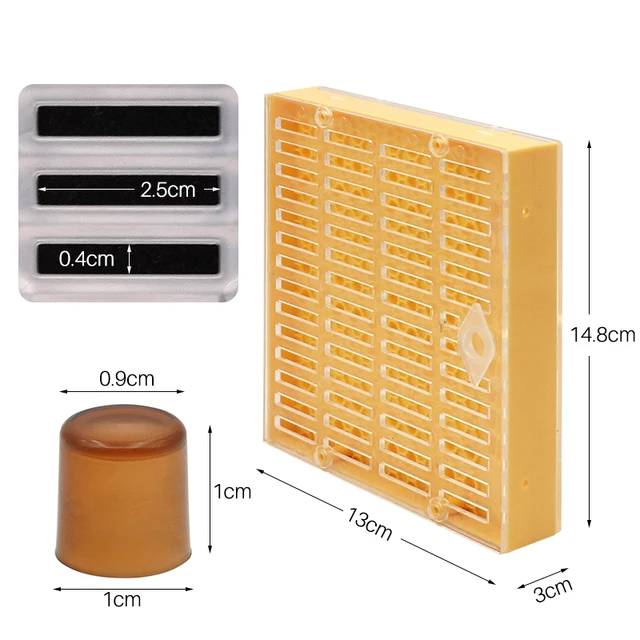 1 Bee Queen Nevelő Celláspohárkészlet-Berendezés Apikultúra Rendszer Méh Queen-Lee Db Tenyésztő Doboz És 120 Cella Csészék Termesztése - Image 2