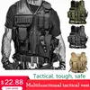 Gilet tactique militaire Combat armure gilets hommes tactique chasse gilet armée réglable armure extérieure CS formation gilet Airsoft ► Photo 1/6