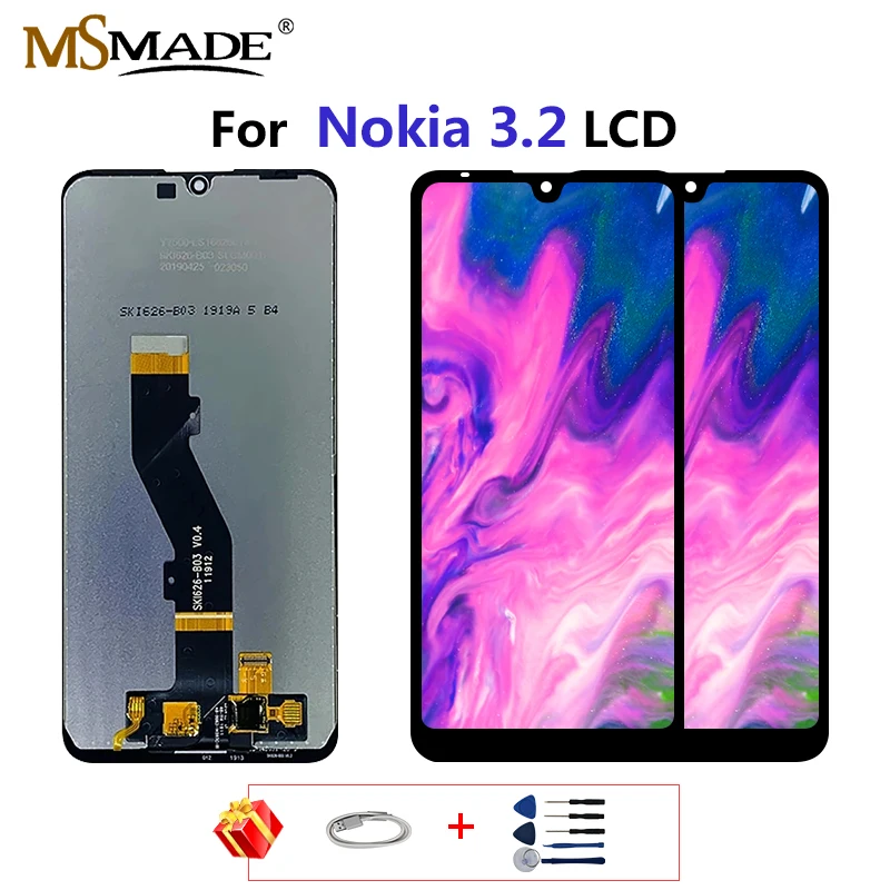 

Original LCD For Nokia 3.2 LCD Display Touch Screen Digitizer Replacement Parts For Nokia 3.2 Display Screen 6.26" inch