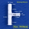 10-8mm Reducer Tee