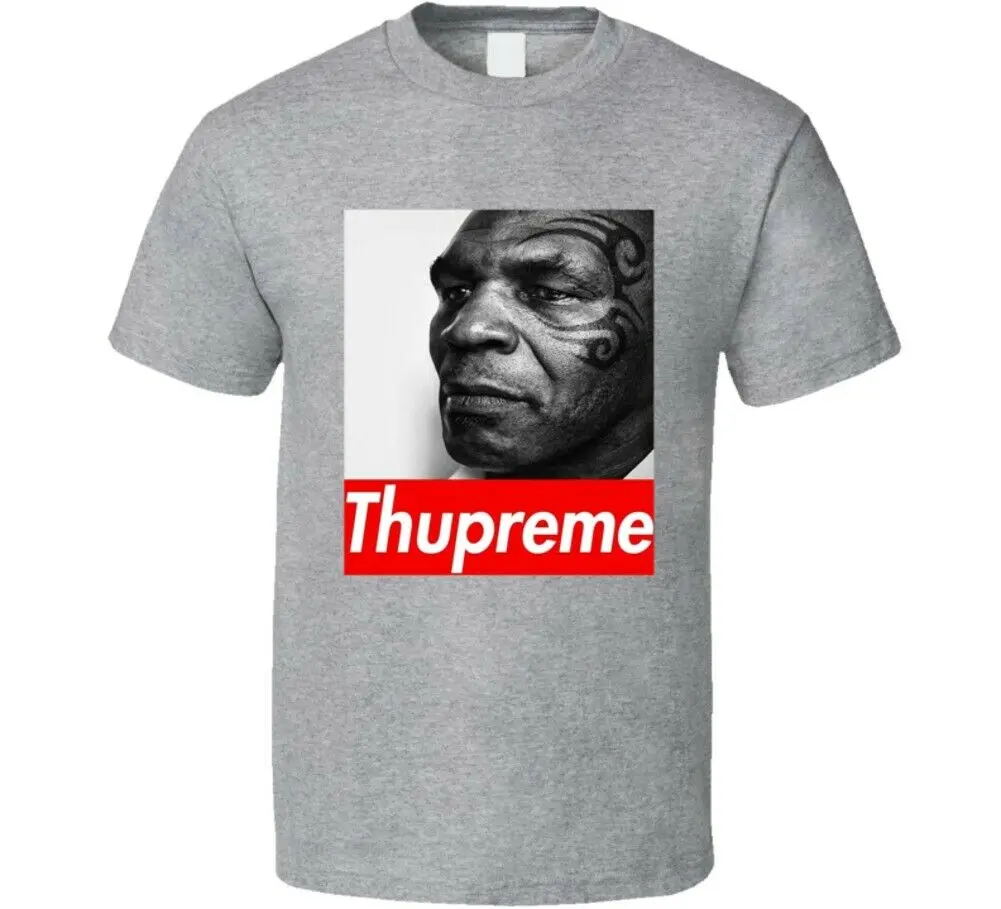 

Thupreme Tee Funny mikke tyson Parody Boxing Fan T Shirt suit hat color RETRO VINTAGE Classic t-shirt