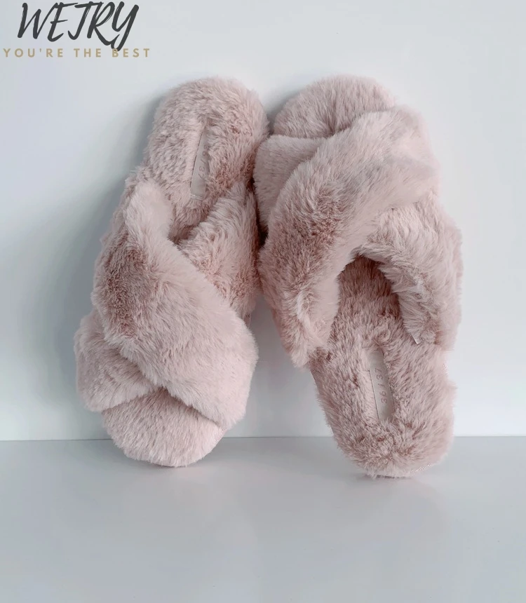 aliexpress fur slippers