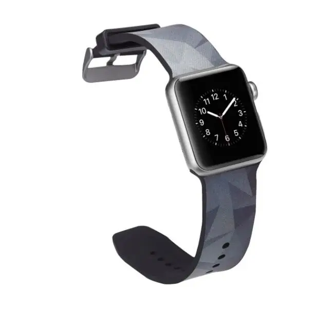 Apple силиконовый ремешок для часов для Iwatch ремешок 42 мм 44 мм браслет ремешок для часов аpple 38 мм 40 мм адаптер Iwatch 4/3/2/1 - Цвет ремешка: C20