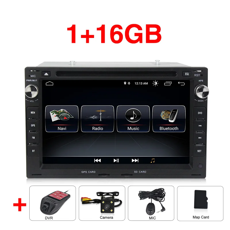 TDA 7851 Android 9 автомобильный DVD мультимедийный плеер для VW Golf4 T4 Passat B5 Sharan с wifi BT Радио gps навигация - Цвет: 16G  camera  dvr