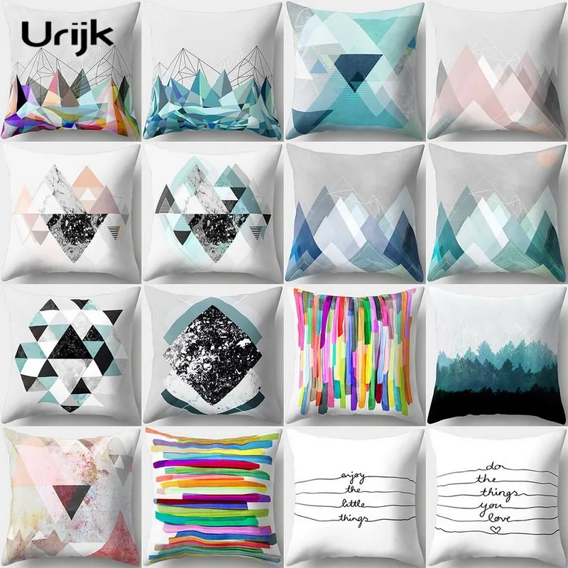 

Urijk Geometric Pillow Case Cushion Cover Body Pillowcase Nordic Style Christmas Pillow Covers Decorations For Home Navidad Gift