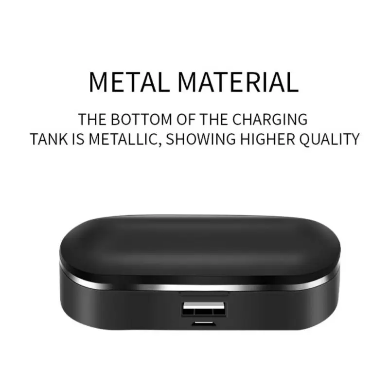 Новые TWS Bluetooth наушники 5,0 беспроводные наушники IPX6 водонепроницаемые устойчивое портативный цифровой дисплей сенсорное управление Спортивная гарнитура