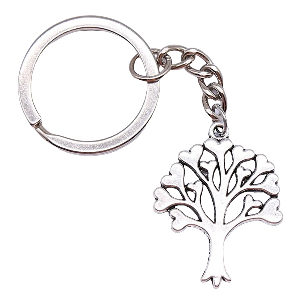1 Piece Jewelry Car Key Chain Party Gift Keychains 32x25mm Heart Tree Of Life Charms Rings | Украшения и аксессуары