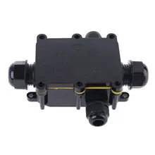 Новая распределительная коробка IP68 Водонепроницаемая УФ Защита от солнечных лучей на открытом воздухе несколько способов пластиковая электрическая распределительная коробка чехол кабель провод