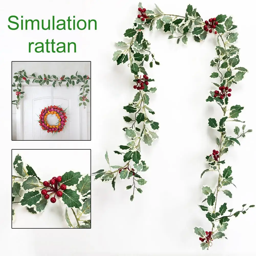 

Christmas Decoration Rattan Simulation Christmas Rattan Hanging Ornaments Christmas Tree Festival Decorations Garland