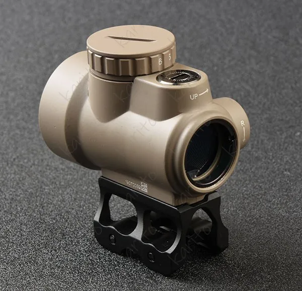 Тактический прицел для винтовки Trijicon MRO Style 1x с красной точкой высоким и низким