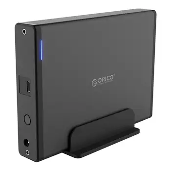 

ORICO 7688C3 3.5" HDD Case Type-C USB3.1 Gen1 External Hard Drive Disk Aluminum Vertical SSD HDD Box Dock Support 8TB Capacity
