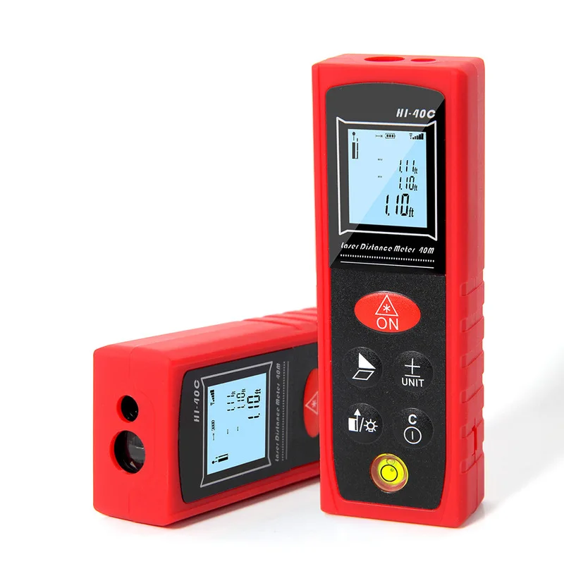 40M mini handheld laser rangefinder frosted red digital display 40M mini handheld laser rangefinder frosted red digital display