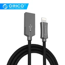 ORICO LTU Lightning USB кабель для iPhone 3 фута 100 см 2,4 A кабель для быстрой зарядки для iPhone 6 7 power Line Plus