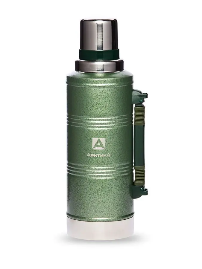 Термос с узким горлом американский дизайн 106-2200P с ручкой Арктика