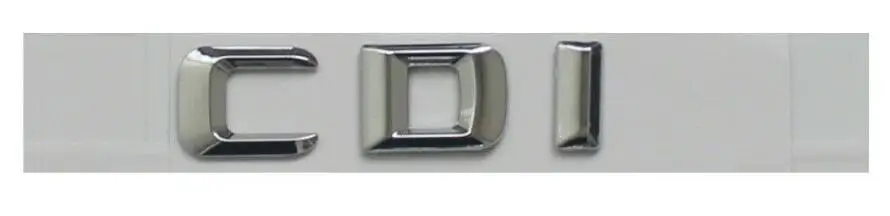 Хром 3D шрифт багажник Знак Эмблемы для Mercedes Benz W164 W166 ML320 CDI 4matic - Цвет: CDI