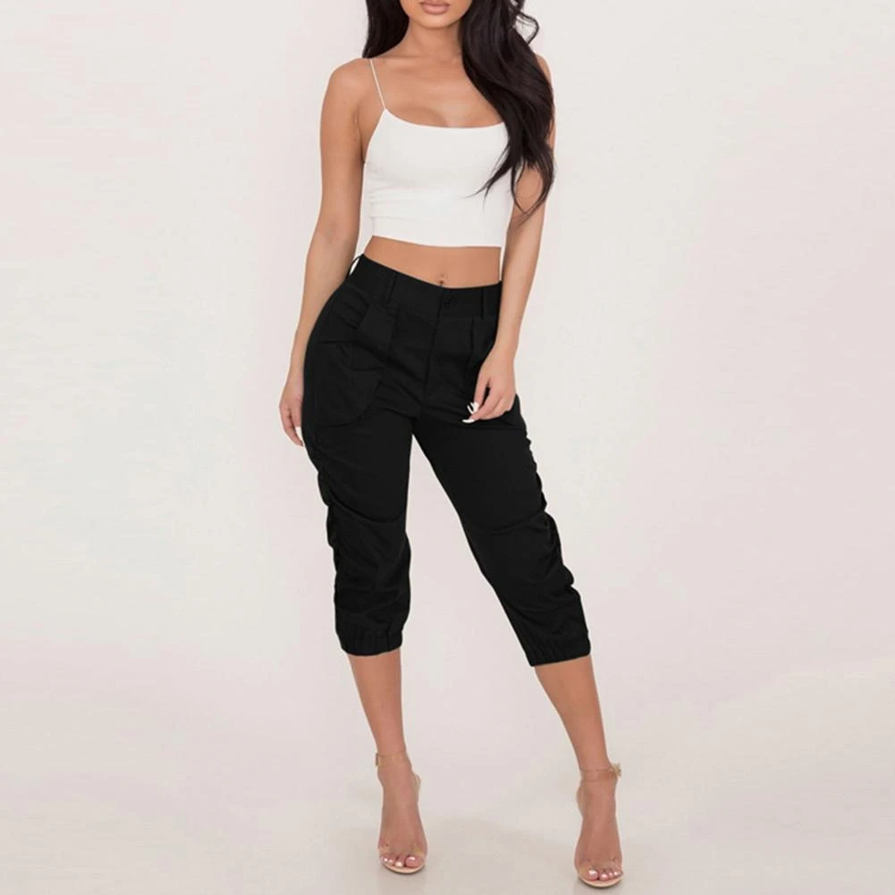 High waisted harem trousers Outlet