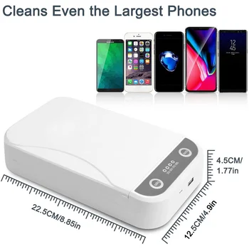 

Portable 5V UV Phone Sterilizer Box Cell Phone Disinfector Personal Sanitizer Jewelry Ultraviolet Watch Disinfect Cabinet
