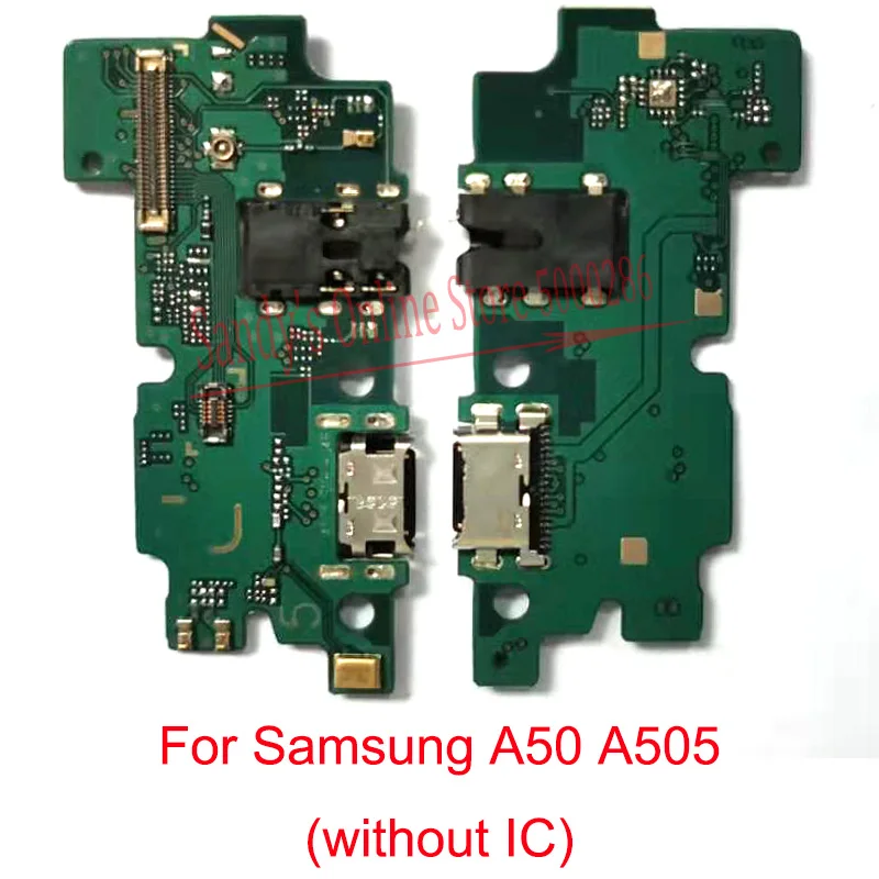 20PCS USB Charging Port Board Flex Cable For Samsung Galaxy A50 SM A505 A505F With Microphone Headphone Audio Jack Flex Cable