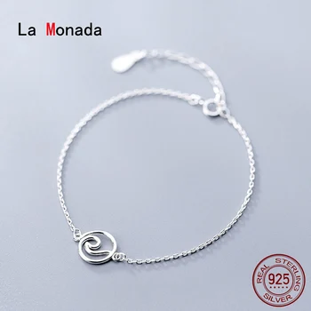 

La Monada Fine Silver 925 Jewelry Bracelet Female Woman Geometry Chain Minimalist Bracelets For Women Silver 925 Sterling