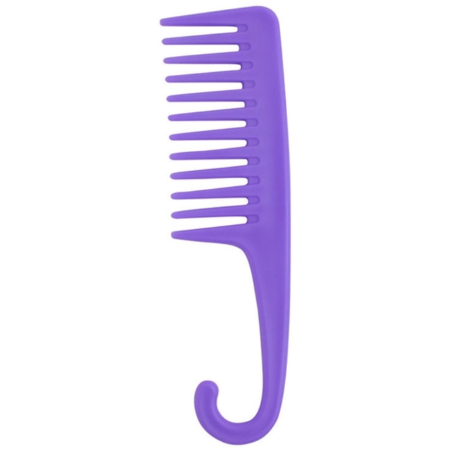 Wide Tooth Comb Detangling Hair Brush, Premium Care Handgrip Comb, Apply to For Curly, Wet, Dry, Thick Hair