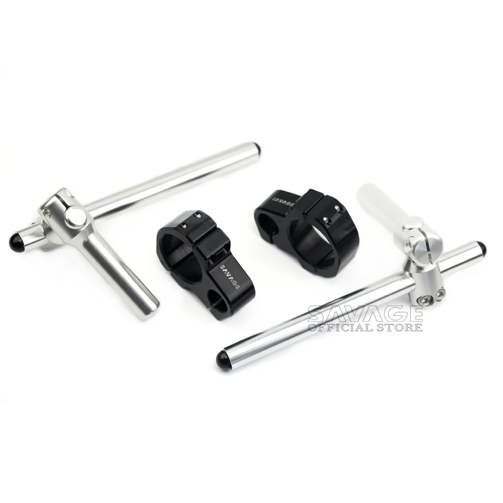 4 色オートバイレーシングクリップオンハンドルバー 51 ミリメートル