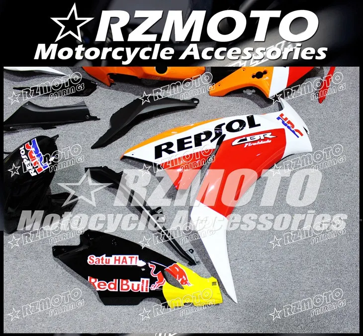 ABS мотоцикл обтекатель комплект для HONDA CBR1000RR 2012- год кузов литья под давлением Магазин № 0953