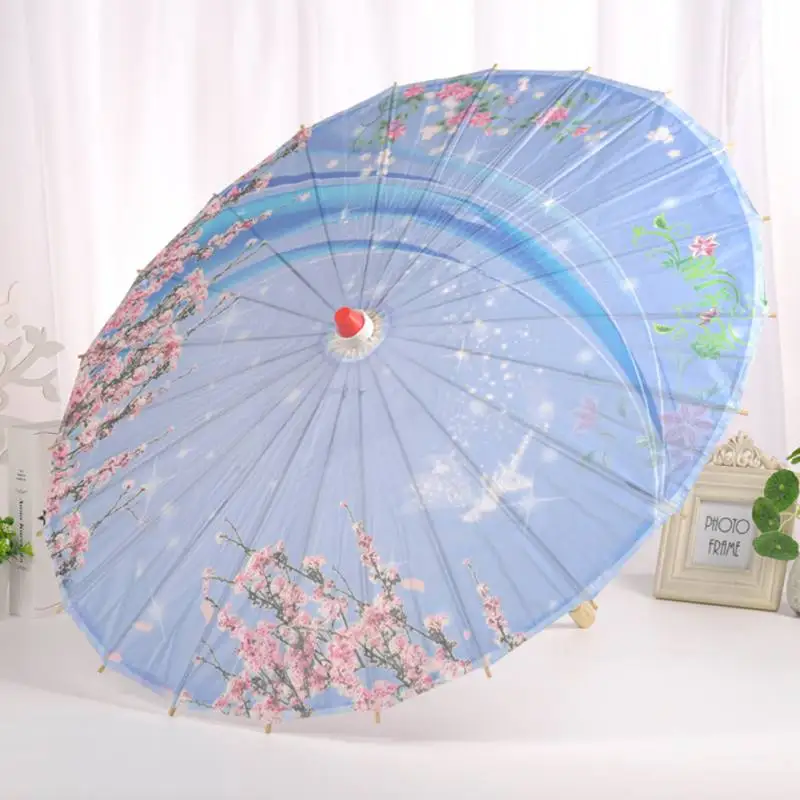 Классический бумажный Зонт японская гейша Po реквизит Китайский Стиль масляной бумаги зонтик цветок и птица живопись уличное украшение