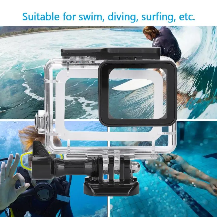 45 м водонепроницаемый защитный чехол для камеры Gopro Hero 5 Аксессуары для дайвинга(несъемный