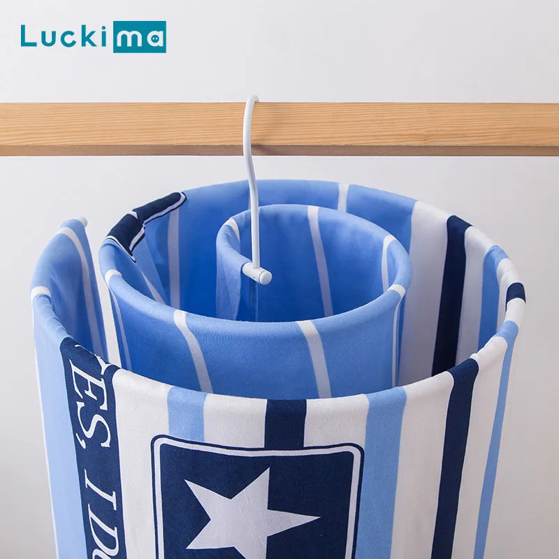 

Creative Round Spiral Square Shape Hanger Space Saving Quilt Blanket Towel Storage Hangers Portable Removable Design Anti-Slip